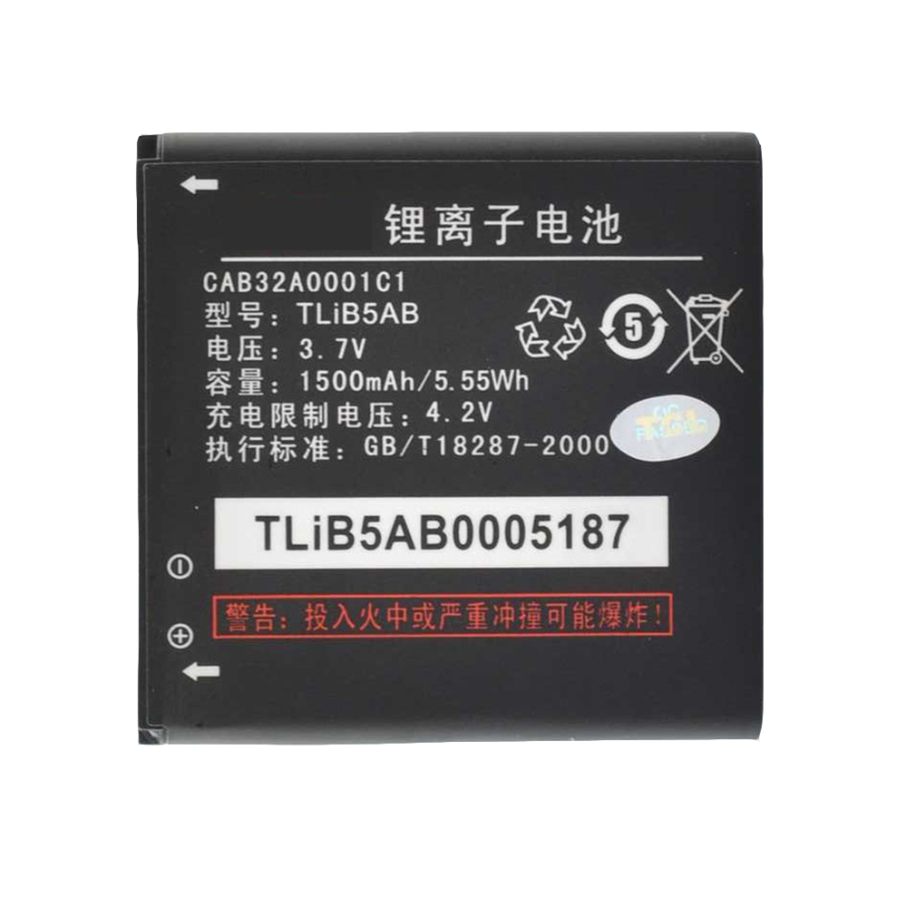 Batería para TCL P501M-P502U-P316LP302U-TLI018K7/tcl-P501M-P502U-P316LP302U-TLI018K7-tcl-CAB32A0001C1